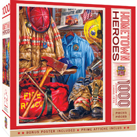 Masterpieces 1000pcs Hometown Heroes Fire and Rescue Jigsaw Puzzle