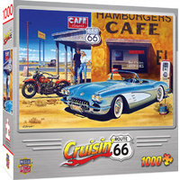 Masterpieces 1000pcs Cruisin Route 66 Cafe Jigsaw Puzzle