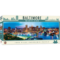 Masterpieces 1000pcs City Panoramic Baltimore Jigsaw Puzzle