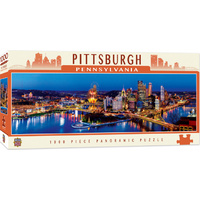 Masterpieces 1000pcs City Panoramic Pittsburgh Jigsaw Puzzle