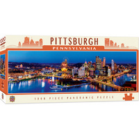 Masterpieces 1000pcs City Panoramic Pittsburgh Jigsaw Puzzle