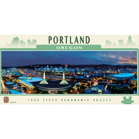 Masterpieces 1000pcs City Panoramic Portland Jigsaw Puzzle