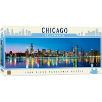 Masterpieces 1000pcs City Panoramic Chicago Jigsaw Puzzle