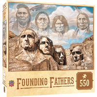 Masterpieces 550pcs Tribal Spirit Founding Fathers Jigsaw Puzzle