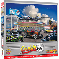 Masterpieces 1000pcs Cruisin Bomber Command Cafe Jigsaw Puzzle