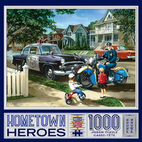 Masterpieces 1000pcs Hometown Heroes Neighborhood Patrol Jigsaw Puzzle