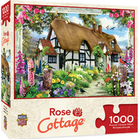 Masterpieces 1000pcs Retreat Rose Cottage Jigsaw Puzzle