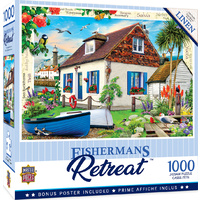 Masterpieces 1000pcs Retreat Fishermans Cottage Jigsaw Puzzle