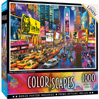 Masterpieces 1000pcs Colorscapes New York Times Square Show Time Jigsaw Puzzle