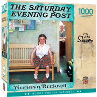 Masterpieces 1000pcs The Saturday Evening Post Norman Rockwell the Shiner Jigsaw Puzzle