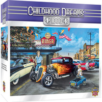 Masterpieces 1000pcs Childhood Dreams Hot Rods and Milkshakes Jigsaw Puzzle