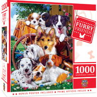 Masterpieces 1000pcs Furry Friends Ready for Work Jigsaw Puzzle