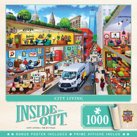 Masterpieces 1000pcs Inside Out City Living Jigsaw Puzzle