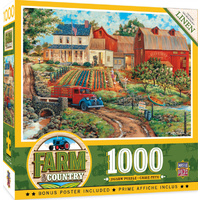 Masterpieces 1000pcs Farm and Country Grandma's Garden Jigsaw Puzzle