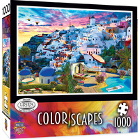 Masterpieces 1000pcs Colorscapes Santorini Sky Jigsaw Puzzle