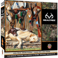 Masterpieces 1000pcs Realtree All Tuckered Out Jigsaw Puzzle