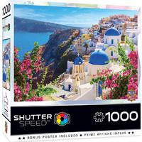 Masterpieces 1000pcs Shutter Speed Santorini Spring Jigsaw Puzzle