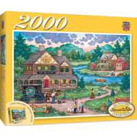 Masterpieces 2000pcs Signature Collection Adirondack Anglers Jigsaw Puzzle