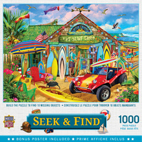 Masterpieces 1000pcs Seek & Find Beach Time Fun Jigsaw Puzzle
