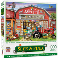 Masterpieces 1000pcs Seek & Find Antiques for Sale Jigsaw Puzzle