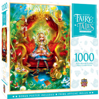 Masterpieces 1000pcs Classic Fairy Tales Alice in Wonderland Tea Party Time Jigsaw Puzzle