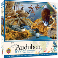 Masterpieces 1000pcs Audubon Lake Life Jigsaw Puzzle