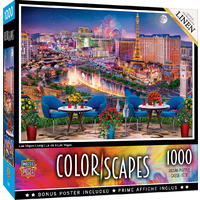 Masterpieces 1000pcs Colorscapes Las Vegas Living Jigsaw Puzzle