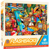 Masterpieces 1000pcs Flashbacks Beach Time Flea Market Jigsaw Puzzle