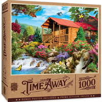 Masterpieces 1000pcs Time Away Cascading Cabin Jigsaw Puzzle