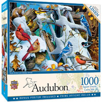 Masterpieces 1000pc Audubon Snow Birds Jigsaw Puzzle