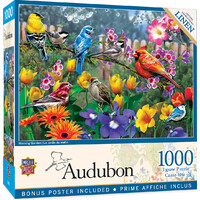 Masterpieces 1000pc Audubon Morning Garden Jigsaw Puzzle