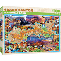 Masterpieces 1000pc National Park Grand Canyon Jigsaw Puzzle