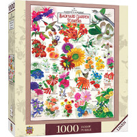 Masterpieces 1000pc Farmers Almanac Garden Florals Jigsaw Puzzle