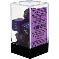 Chessex 27467 Borealis #2 Royal Purple/gold 7-Die Set