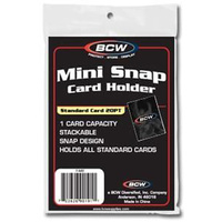 BCW Mini Snap Card Holder (Standard Size Cards)