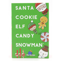 Santa Cookie Elf Candy Snowman Card Game