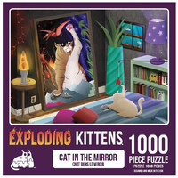 Exploding Kittens 1000pcs Cats in the Mirror Jigsaw Puzzle