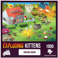 Exploding Kittens 1000pcs Housing Boom Jigsaw Puzzle