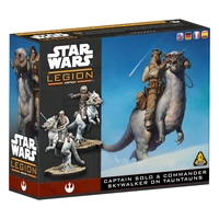Star Wars: Legion Captain Solo & Commander Skywalker on Tauntuns
