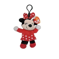TY Beanies MINNIE MOUSE - Floppy Clip Beanie Clips Disney Plush Toy