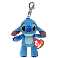 TY Beanies STITCH - Alien Floppy Clip Beanie Clips Disney Plush Toy