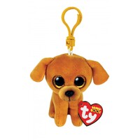 TY Beanie Boos ZUZU - Tan Dog Clip