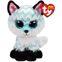 TY Beanie Boos ATLAS - Aqua Chevron Fox Reg