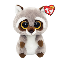 TY Beanie Boos OAKIE - Gray Raccoon Reg