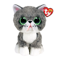 TY Beanie Boos FERGUS - Gray Cat Reg