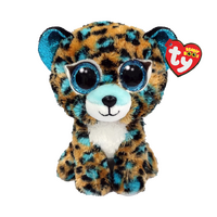 TY Beanie Boos COBALT - Blue Leopard Reg