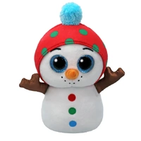 TY Beanies Dave - Snowman Reg Beanie Boo Plush Toy