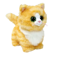 TY Beanies Melanie Gold Cat Reg Plush Toy