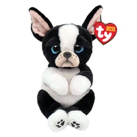 TY Beanie Bellies TINK - Black & White Dog Plush Toy