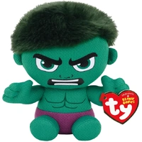 TY Beanies HULK Reg Beanie Baby Marvel Plush Toy